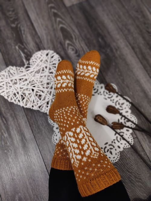 Tähkät-sukat, neuleohje