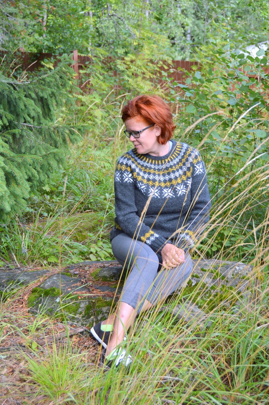 Taikayö-suomari, neuleohje