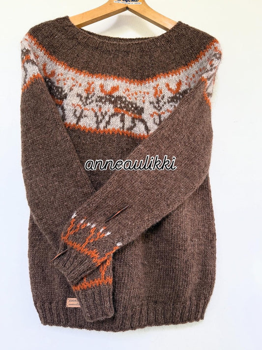 The Moose-kaarrokeneule, neuleohje