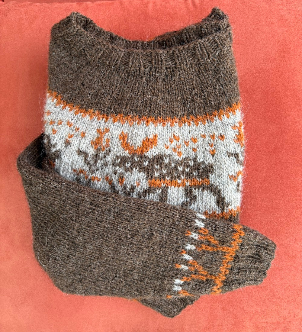 The Moose-kaarrokeneule, neuleohje