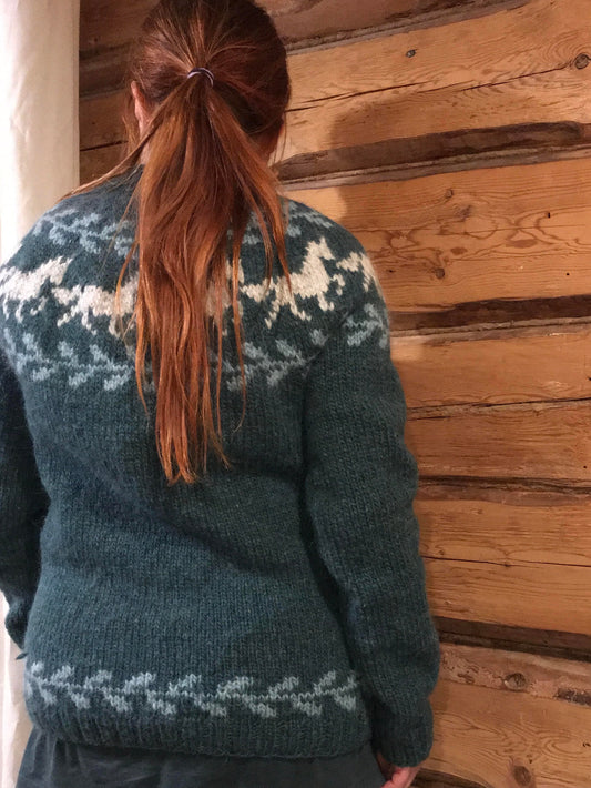 Tiu-kaarrokeneule, neuleohje