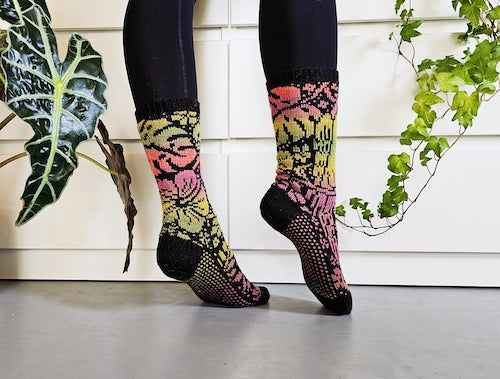 TropiKaija-sukat, neuleohje