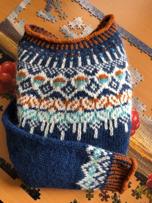 Tuulikello-kaarrokeneule, neuleohje