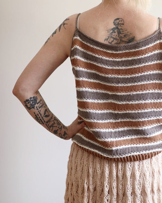 Tytti-toppi, neuleohje