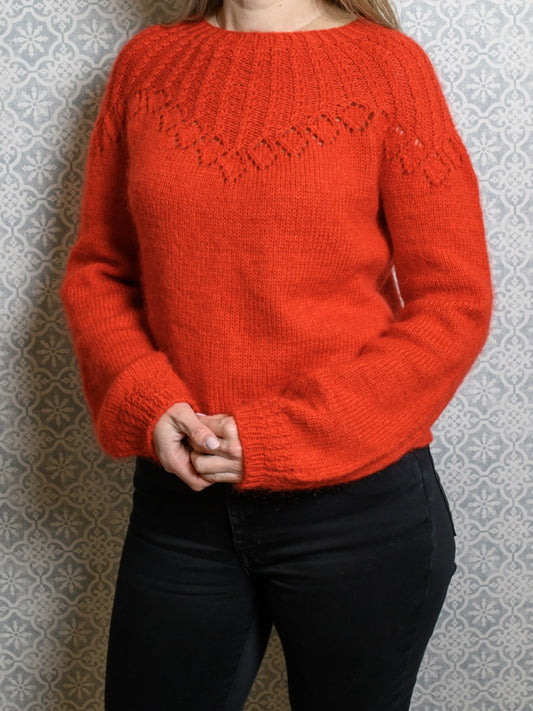 Ulla-pusero, neuleohje