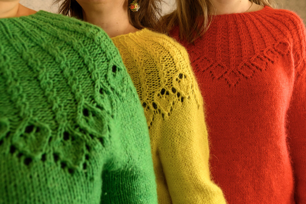 Ulla-pusero, neuleohje