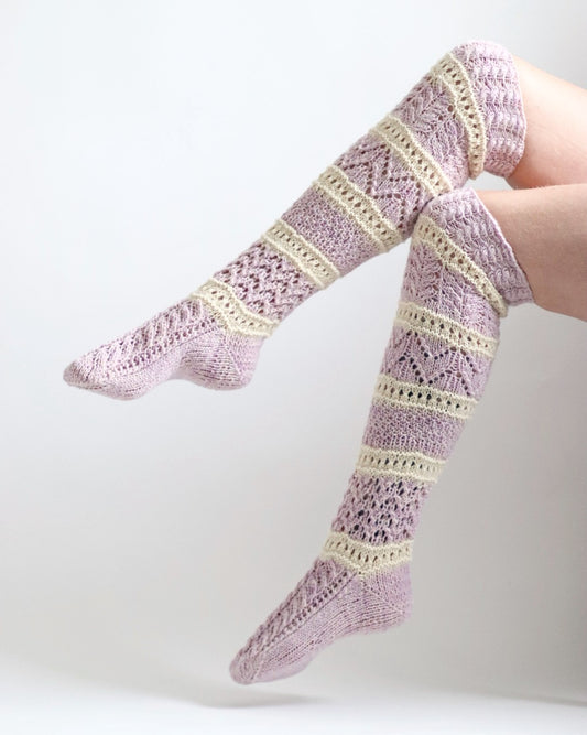 Vain äidille-sukat, neuleohje