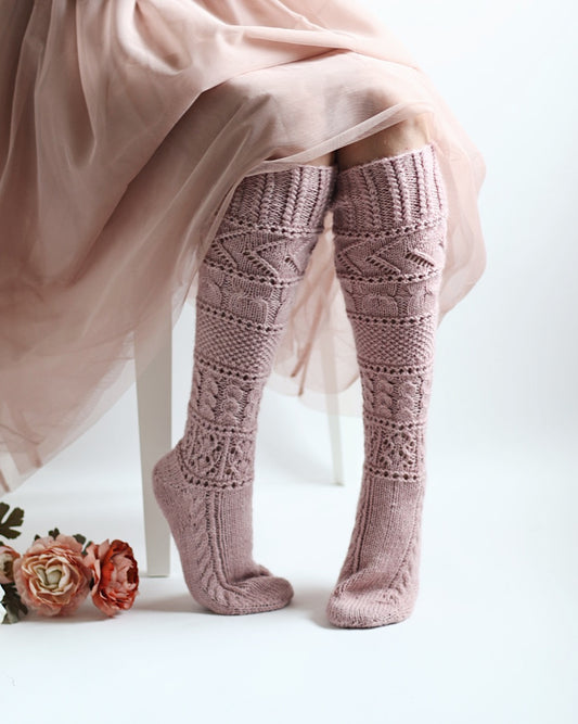 Vain minulle-sukat, neuleohje