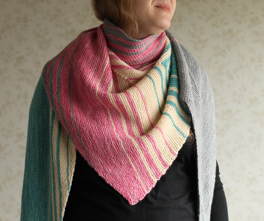 Vaski soi-huivi, neuleohje