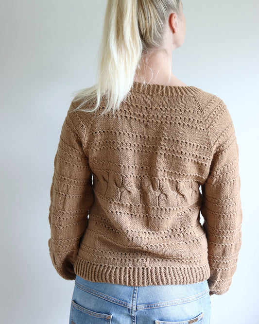 Vennamo-villapaita, neuleohje