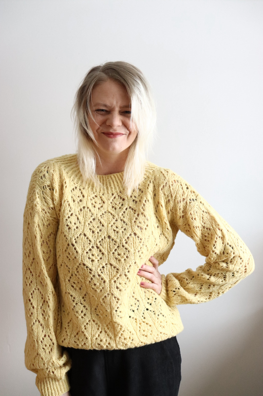 Victoria-villapaita, neuleohje