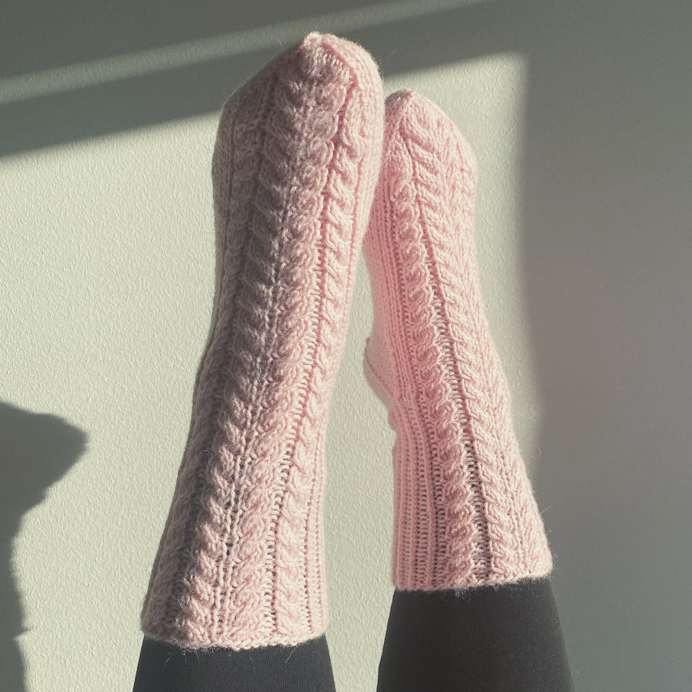 Viineri-sukat, neuleohje