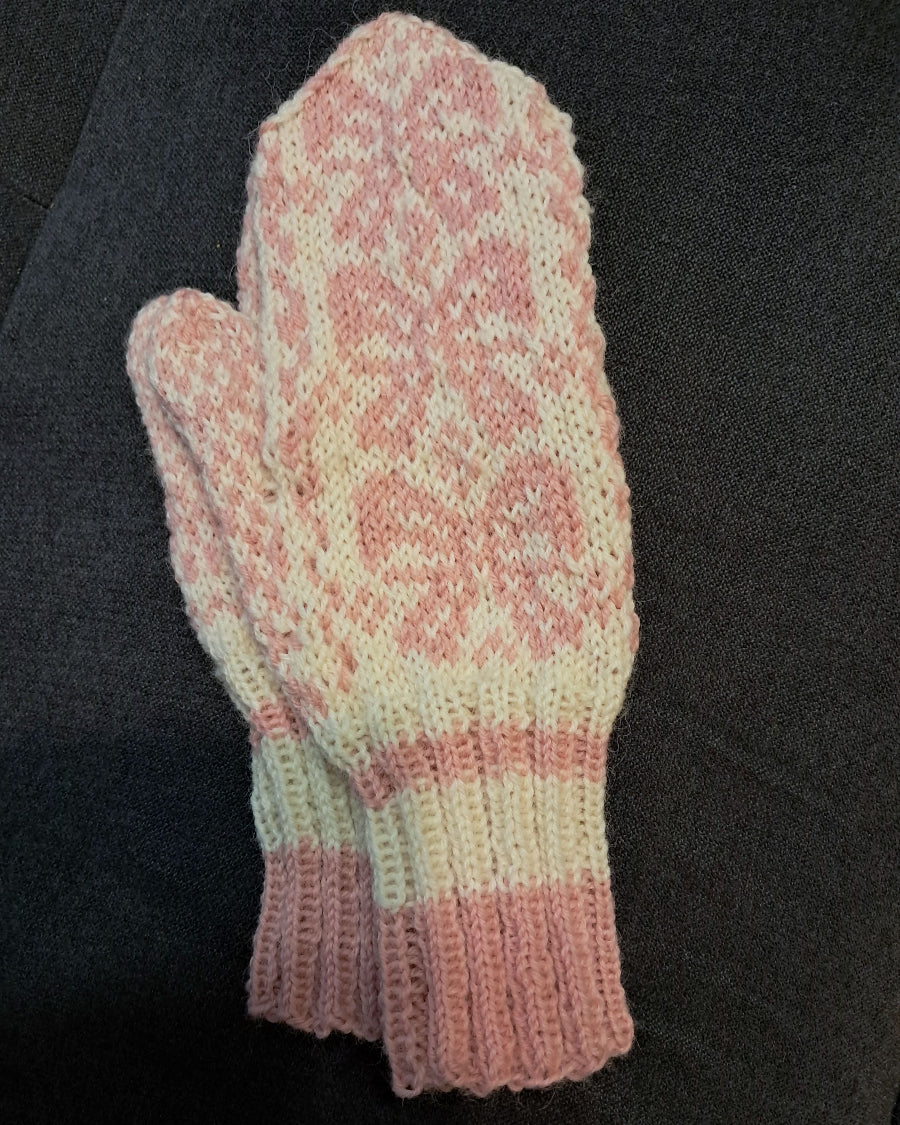 Rusetti-lapaset, neuleohje