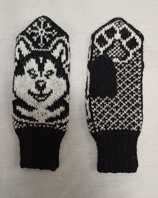 Alaskanmalamuutti-lapaset, neuleohje