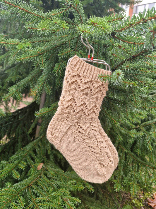 Corazon-pitsineulesukat, neuleohje