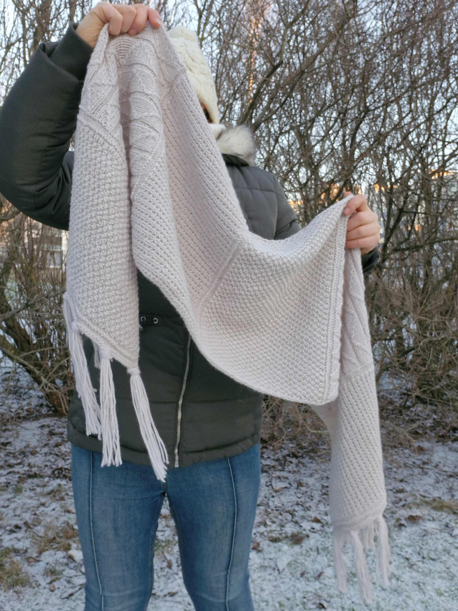 Every day-huivi, neuleohje