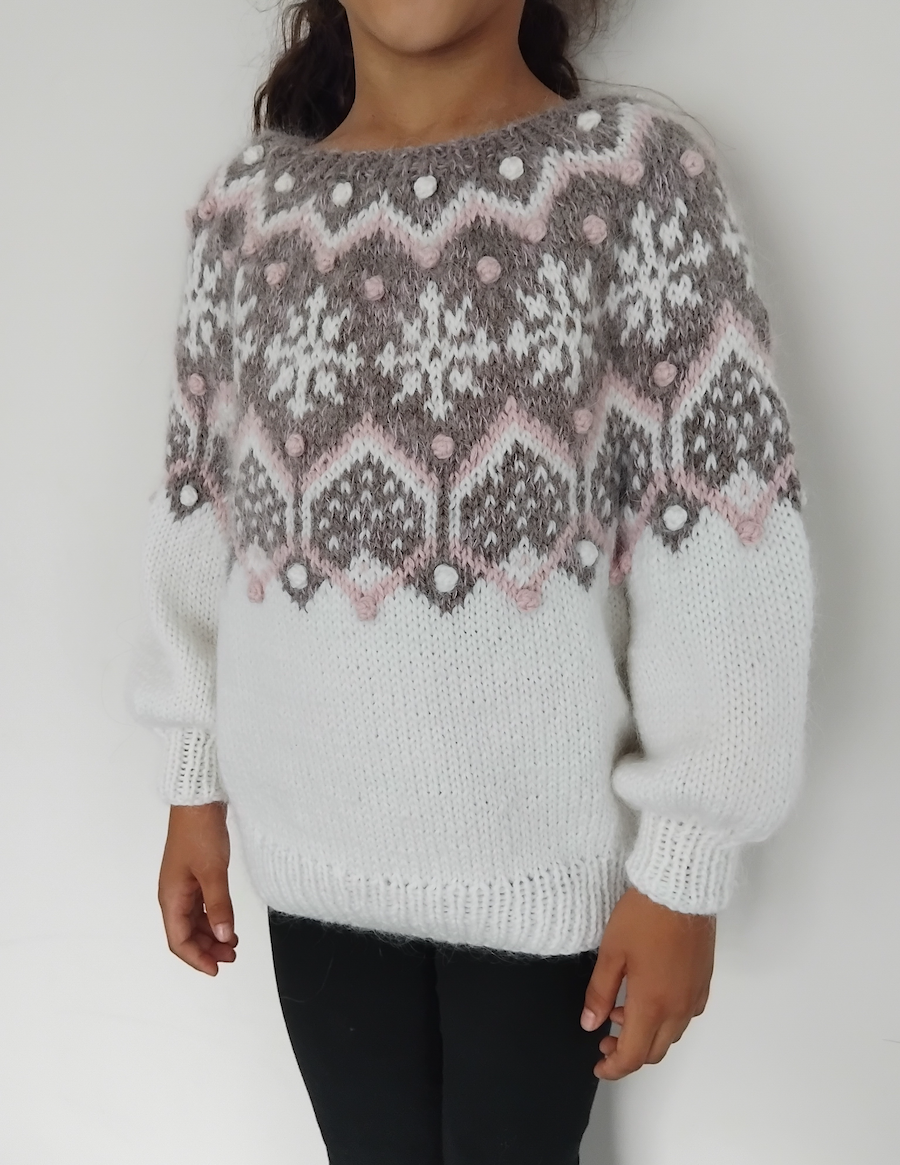 Lasten Höyty-kaarrokeneule, neuleohje