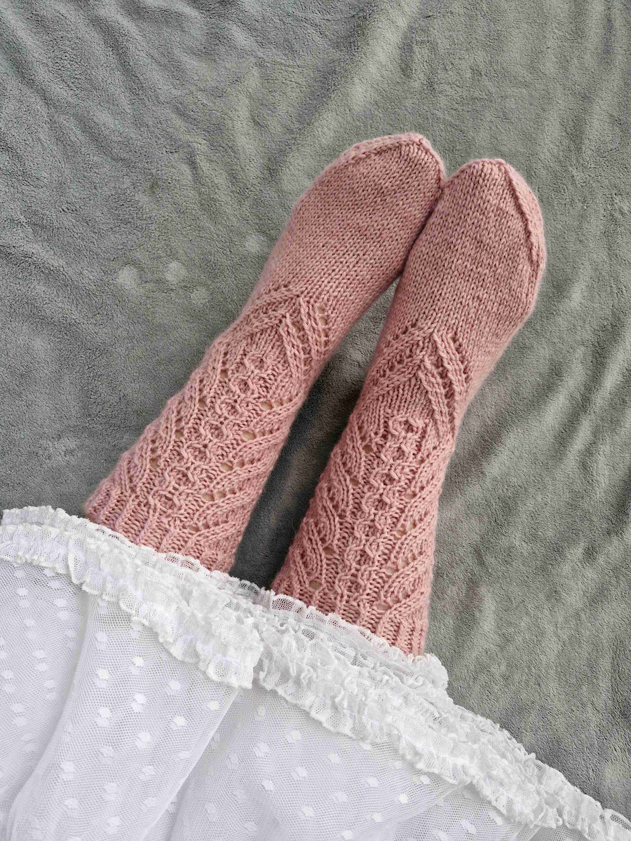 Hento-villasukat, neuleohje