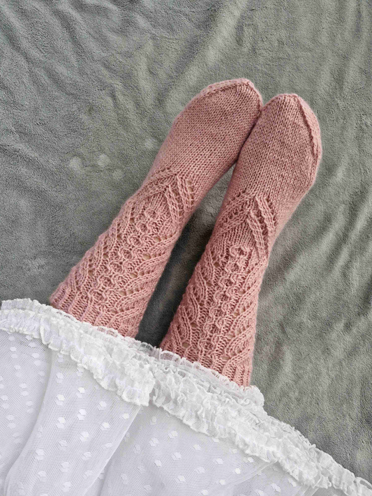 Hento-villasukat, neuleohje