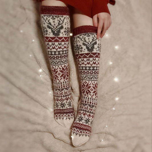 Frostyknitsin Joulukalenterisukat 2023, neuleohje