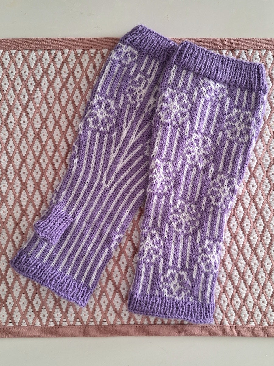 Flores-kämmekkäät, neuleohje