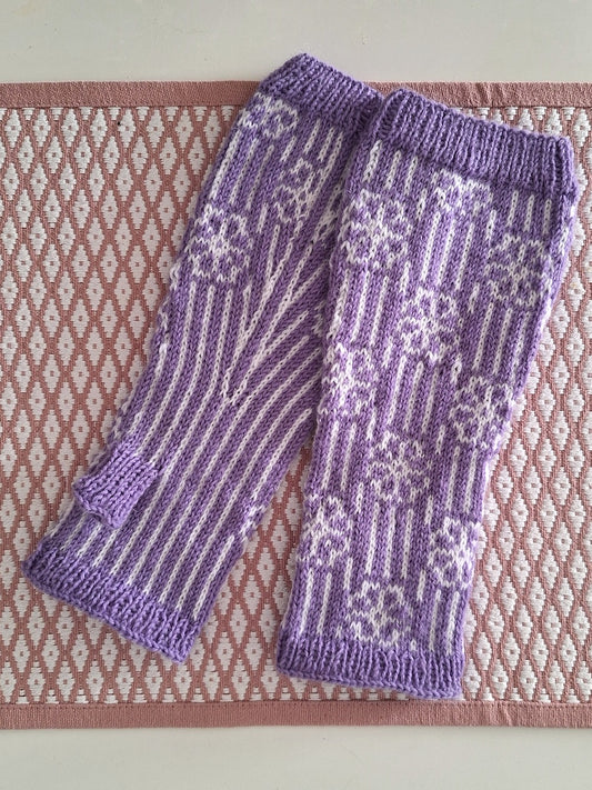 Flores-kämmekkäät, neuleohje