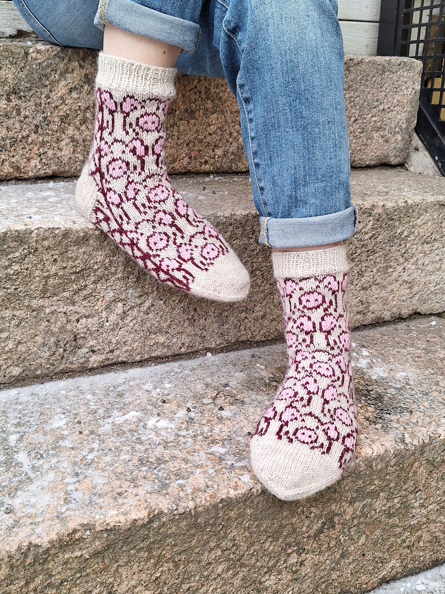 Putte-sukat, neuleohje