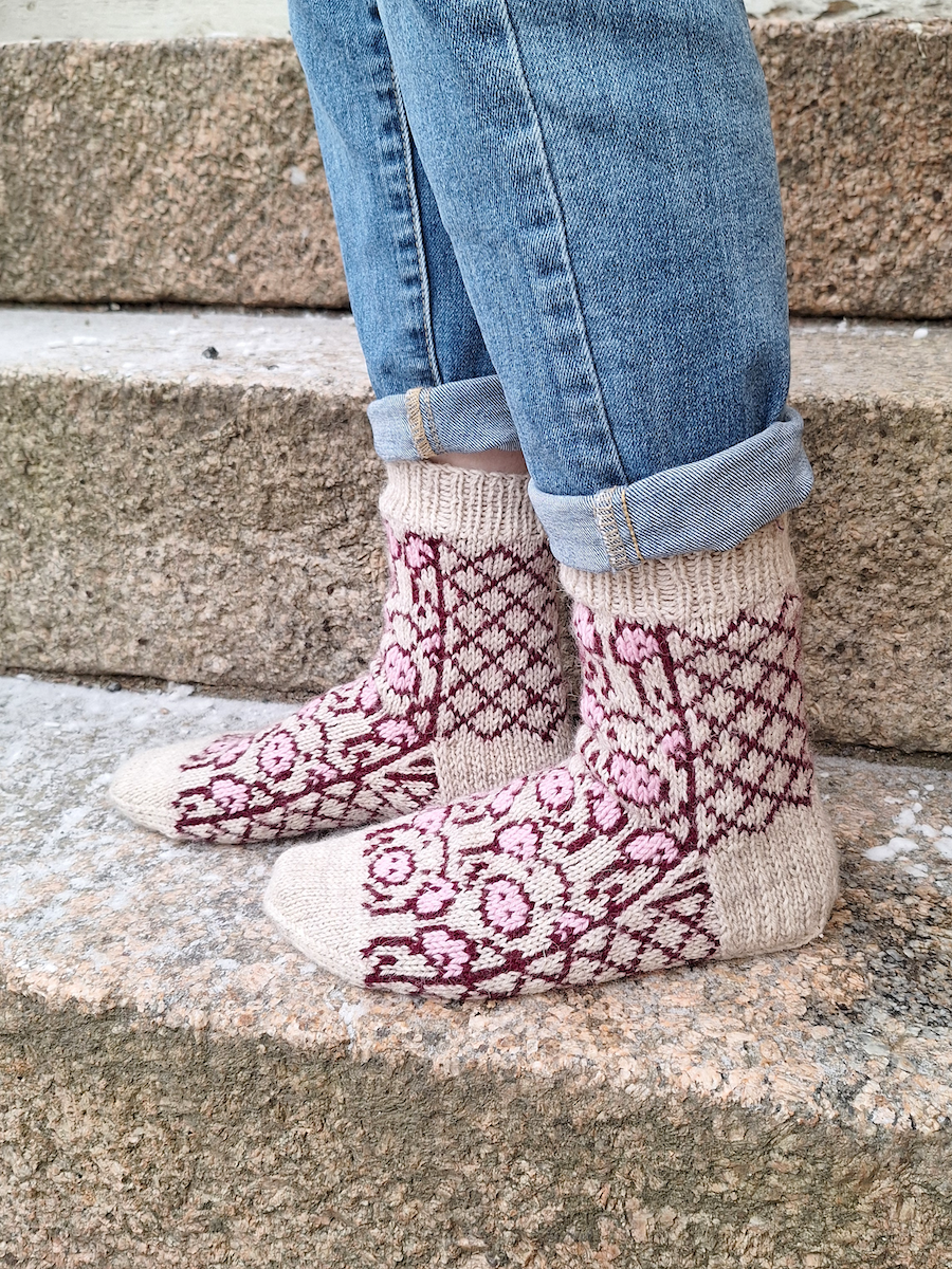 Putte-sukat, neuleohje