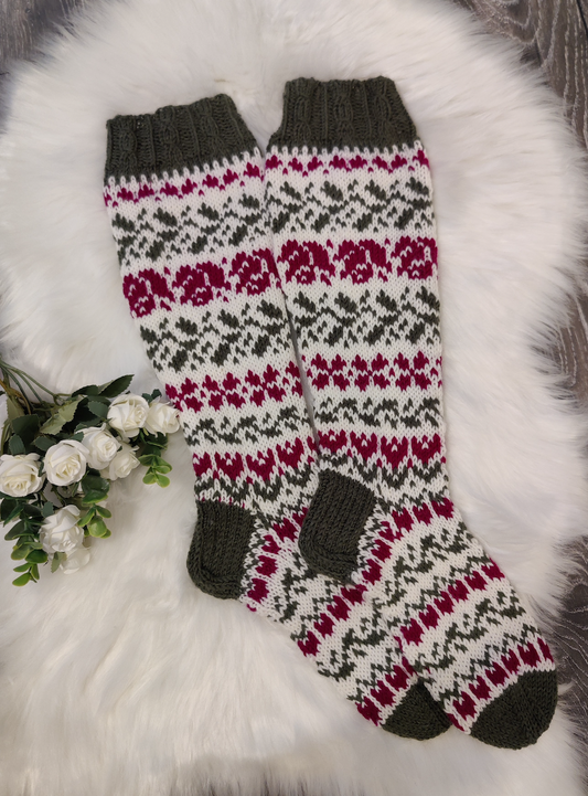 Kaipaus-villasukat, neuleohje