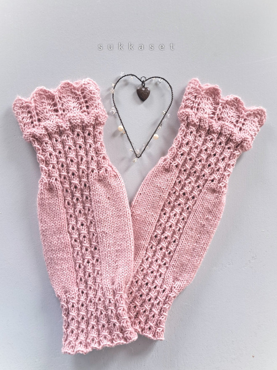 Hali-säärystimet, neuleohje