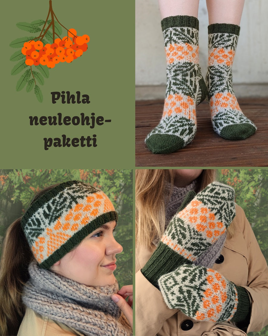 Pihla-neuleohjepaketti