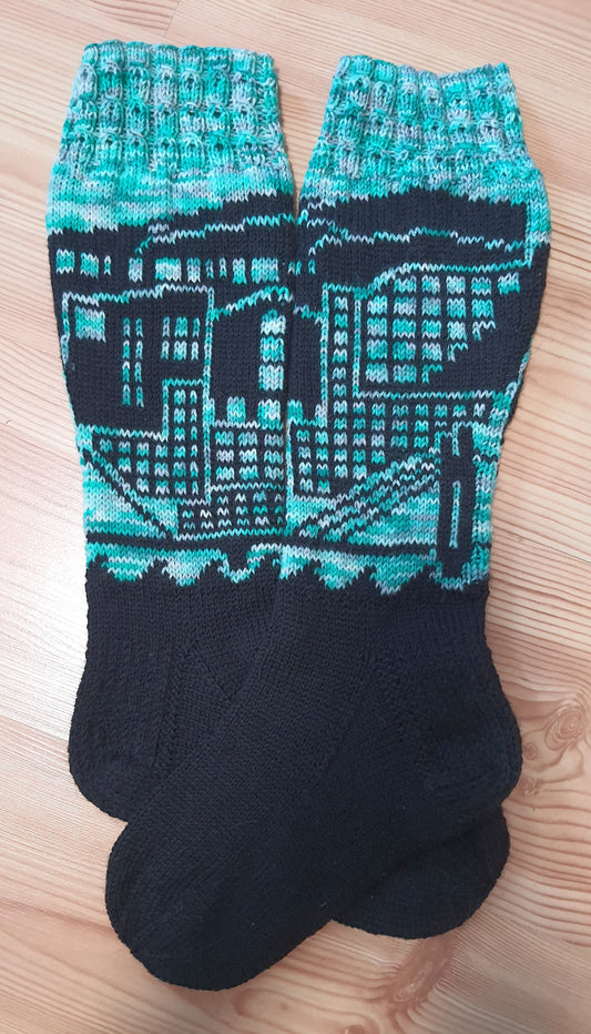 Kaupunkisukka Rovaniemi, neuleohje