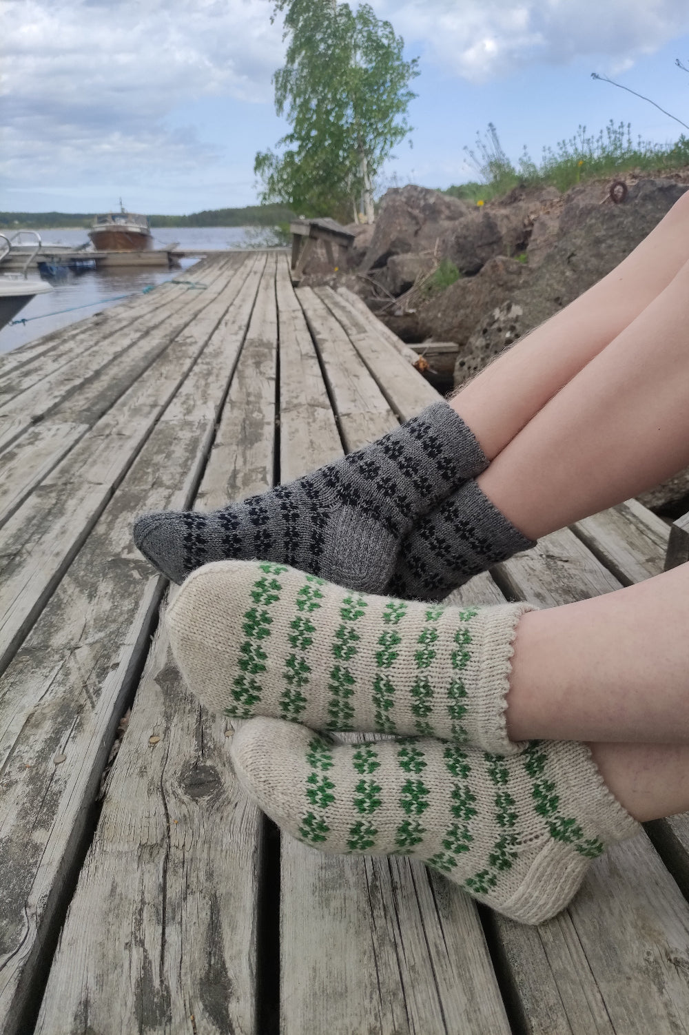 Verrattomat ja varrettomat sukat, neuleohje