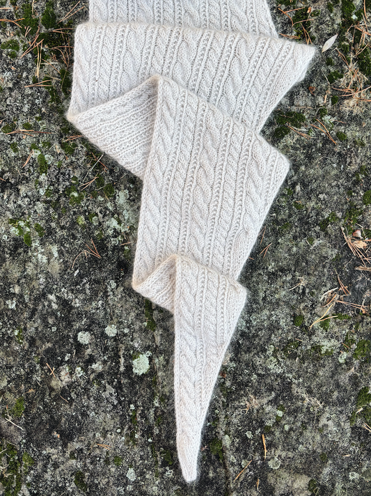 Aune-huivi, neuleohje