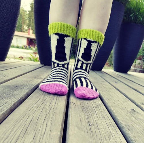 Beetlejuice, Beetlejuice, Beetlejuice-sukat, neuleohje