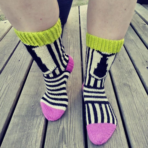Beetlejuice, Beetlejuice, Beetlejuice-sukat, neuleohje