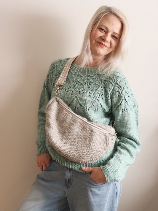 Becky-vyölaukku, neuleohje