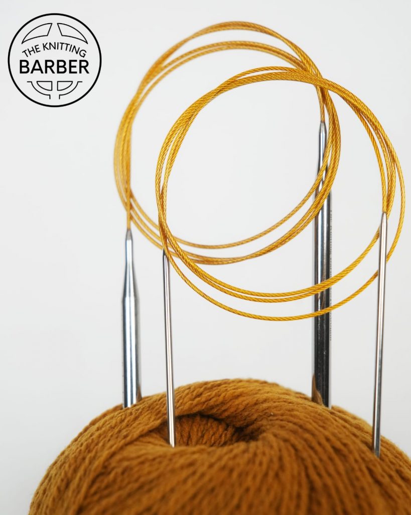 Gold Line pyöröpuikot, The Knitting Barber