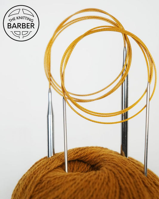 Gold Line pyöröpuikot, The Knitting Barber