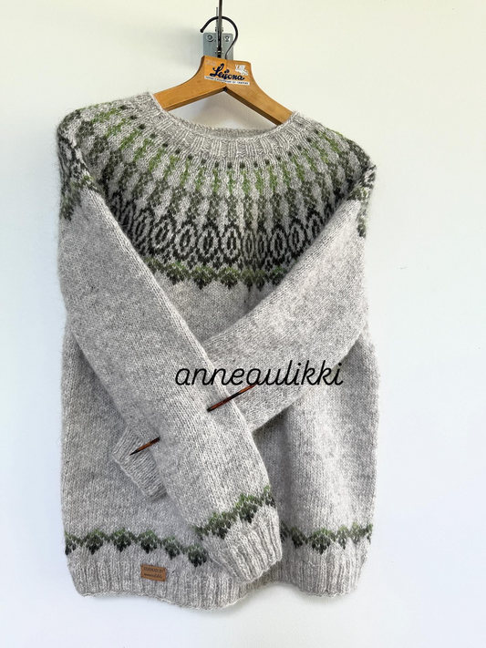 Fiina-kaarrokeneule, neuleohje