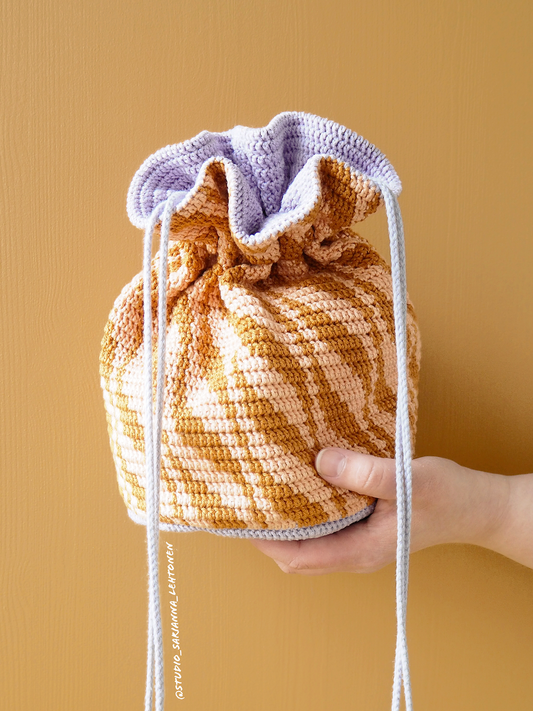 Flora-laukku, virkkausohje