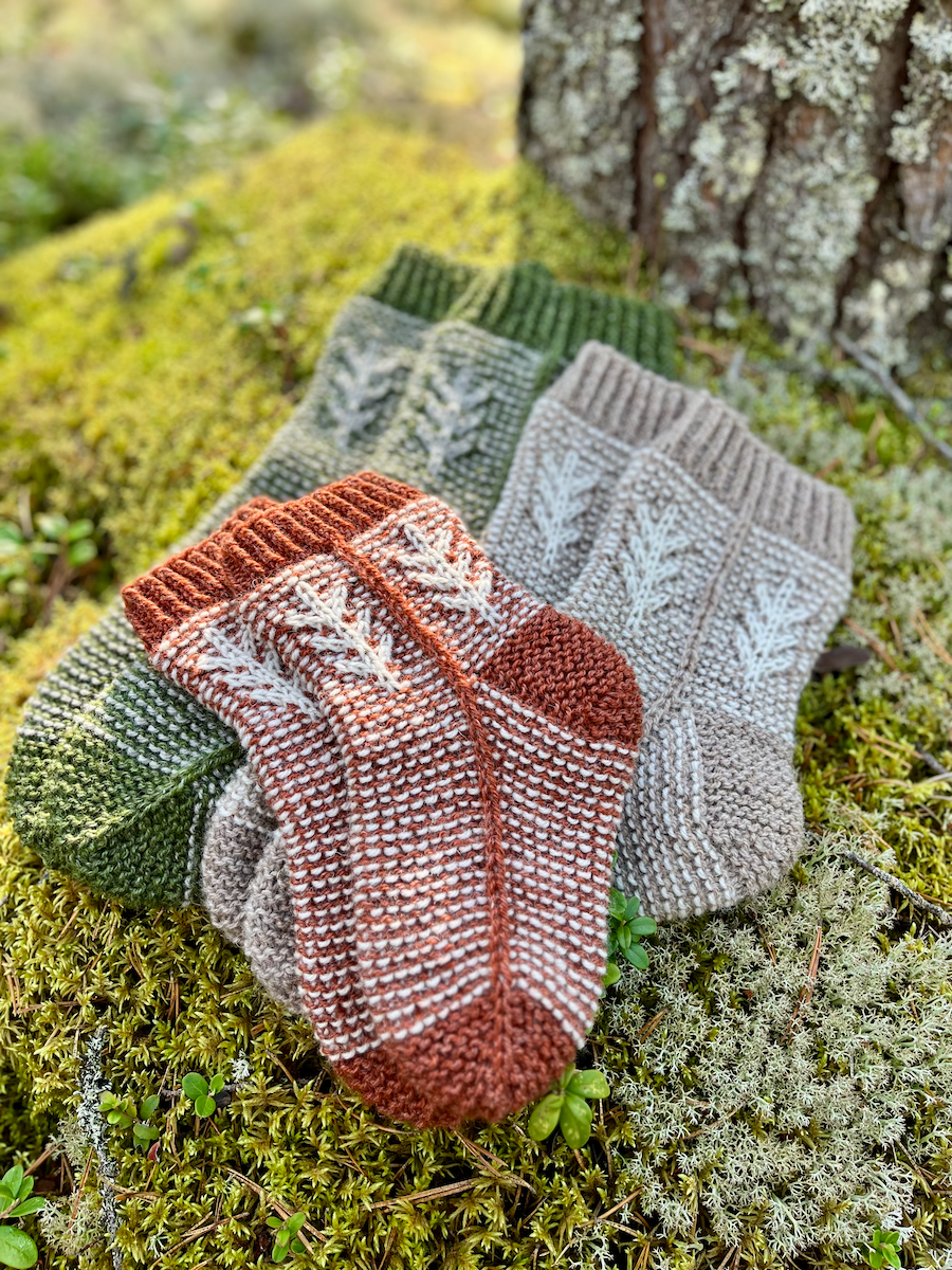 Havuset-sukat, neuleohje