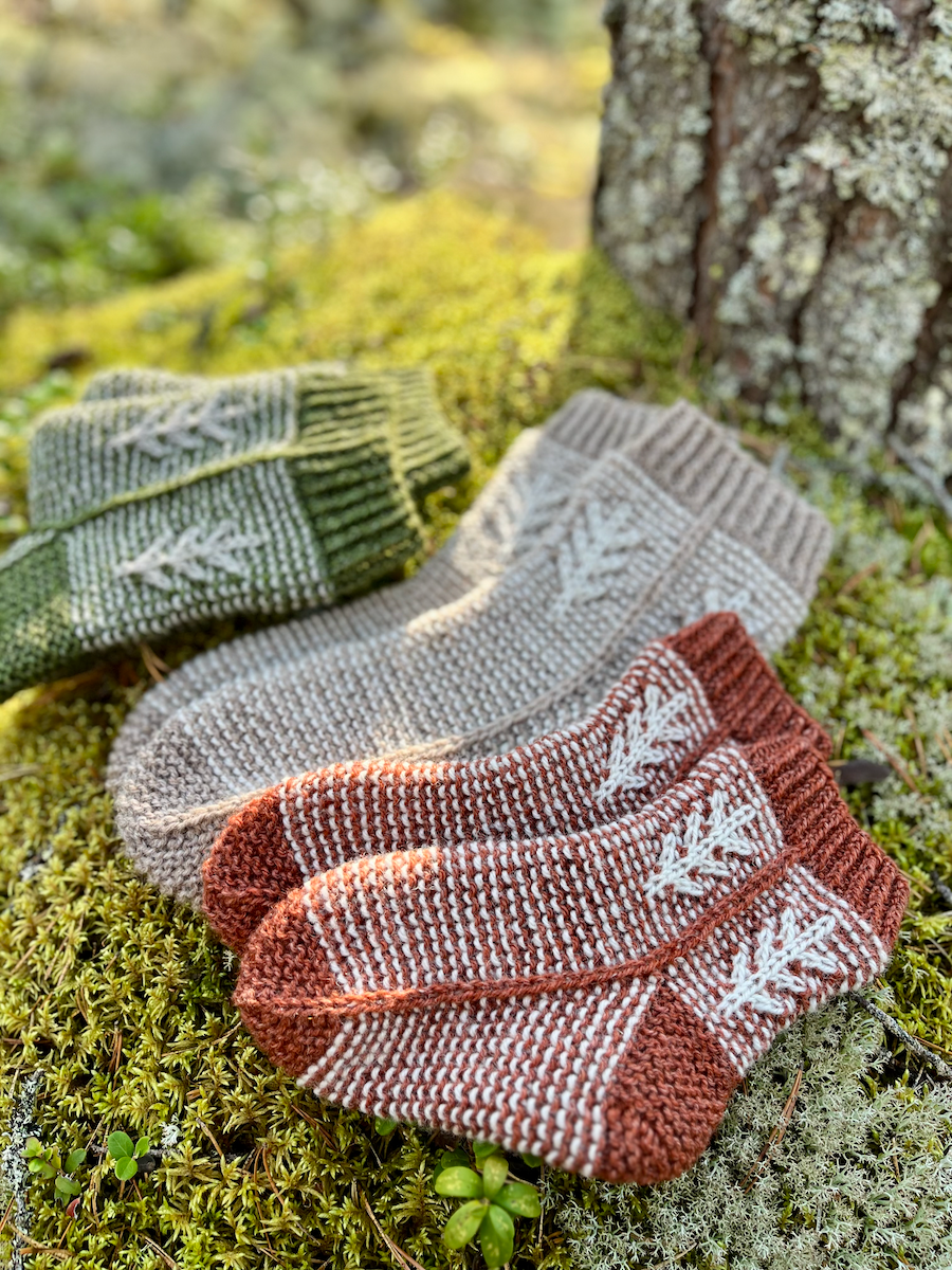 Havuset-sukat, neuleohje