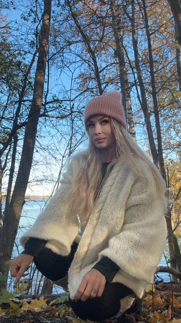 Kajo-villatakki, neuleohje