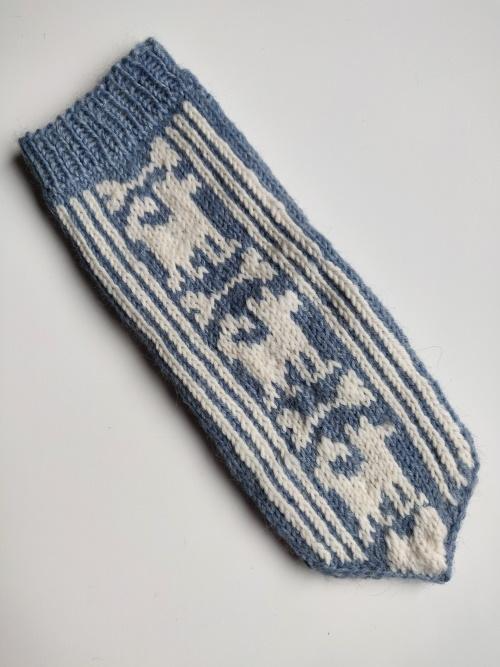 Koira-lapaset, neuleohje