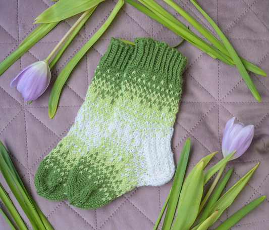 Lasten Puuro-sukat, neuleohje