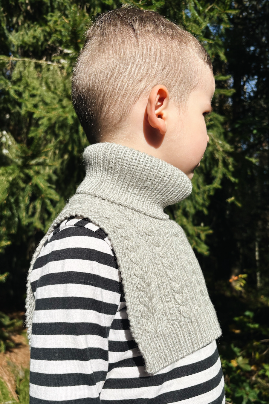 Leevi-kauluri, neuleohje