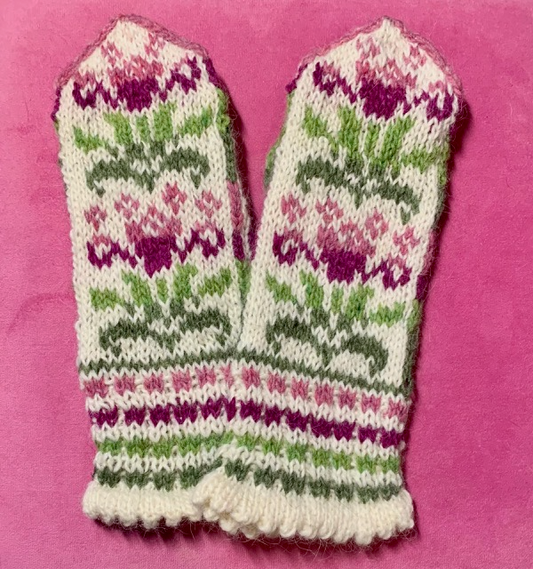 Lilja-lapaset, neuleohje