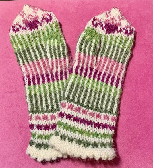 Lilja-lapaset, neuleohje