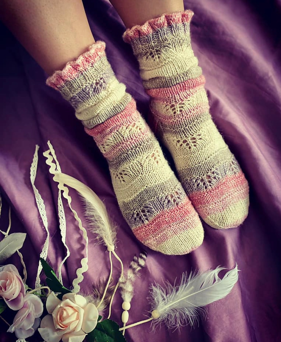 Louhetar-sukat, neuleohje